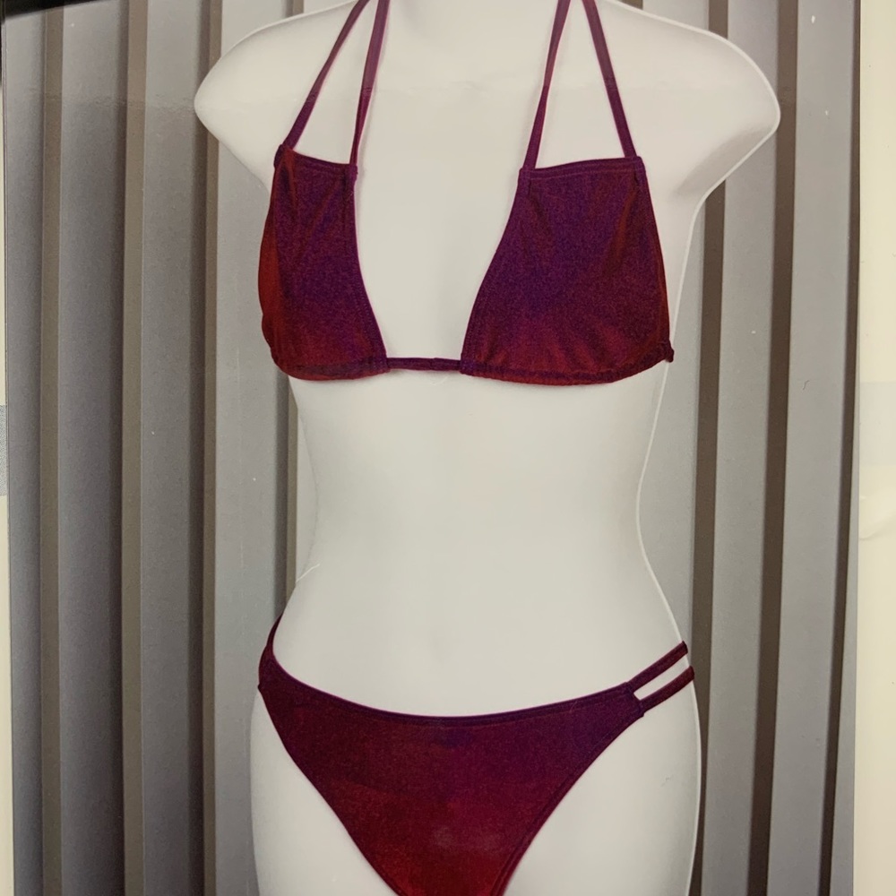 NWT 90s BISOU BISOU SHIMMERY PURPLE - Picture 8 of 8